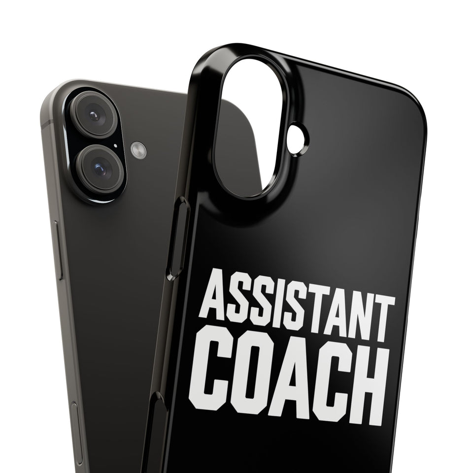 Premium Assistant Coach iPhone Case | Assistant Coach Gifts Slim Phone Cases