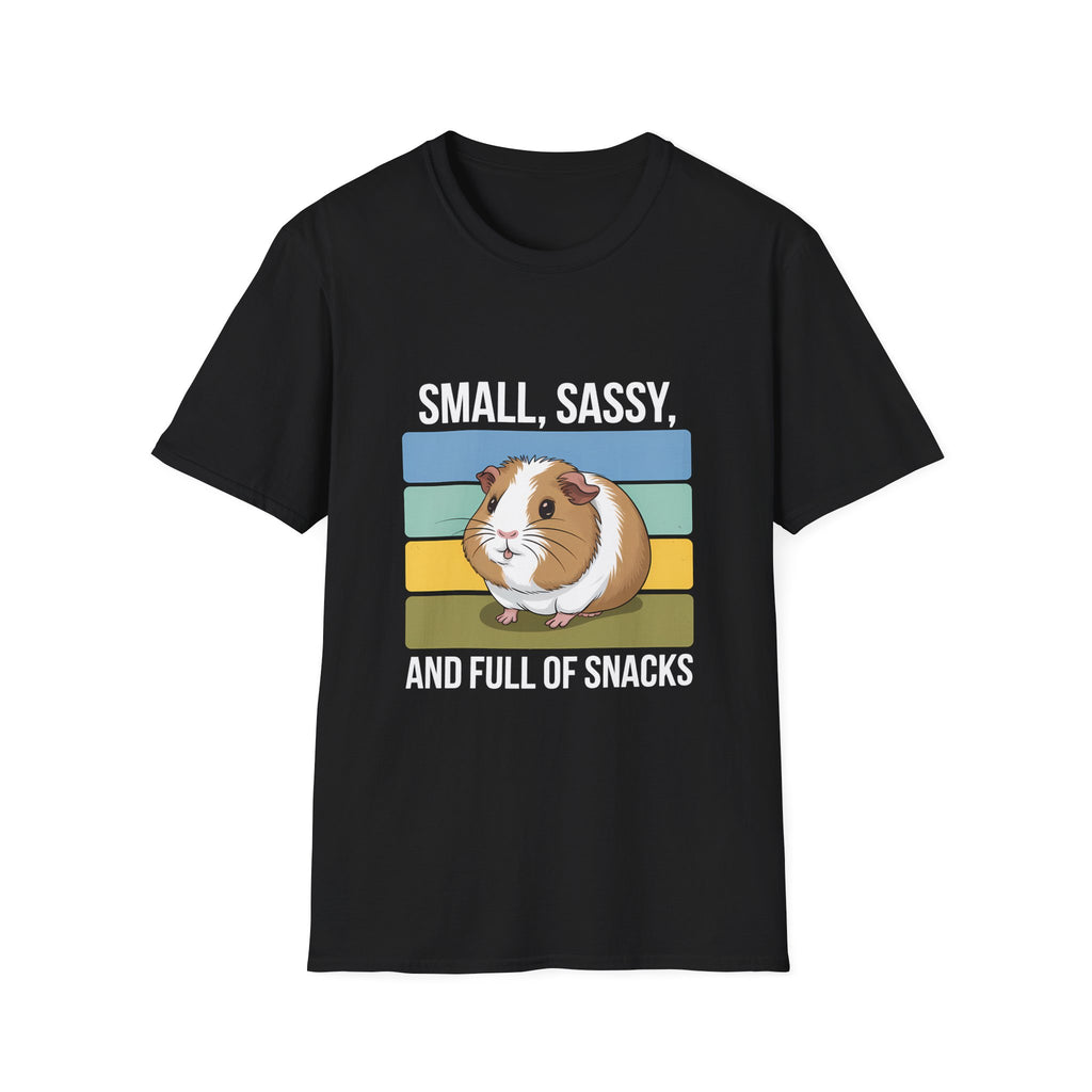 Guinea Pig T-Shirt - Small, Sassy, and Full of Snacks Cute Shirt 2