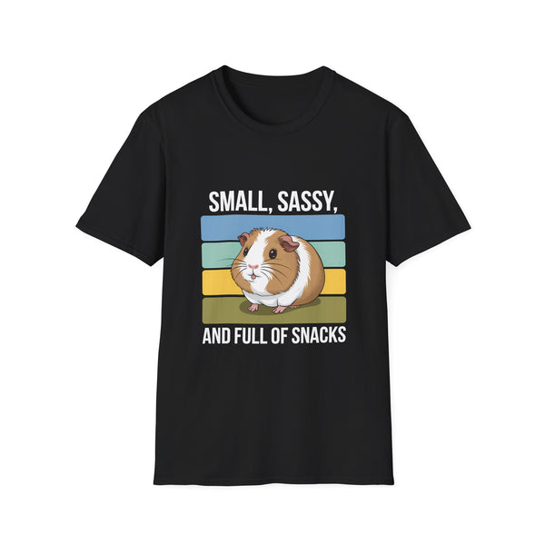 Guinea Pig T-Shirt - Small, Sassy, and Full of Snacks Cute Shirt 2