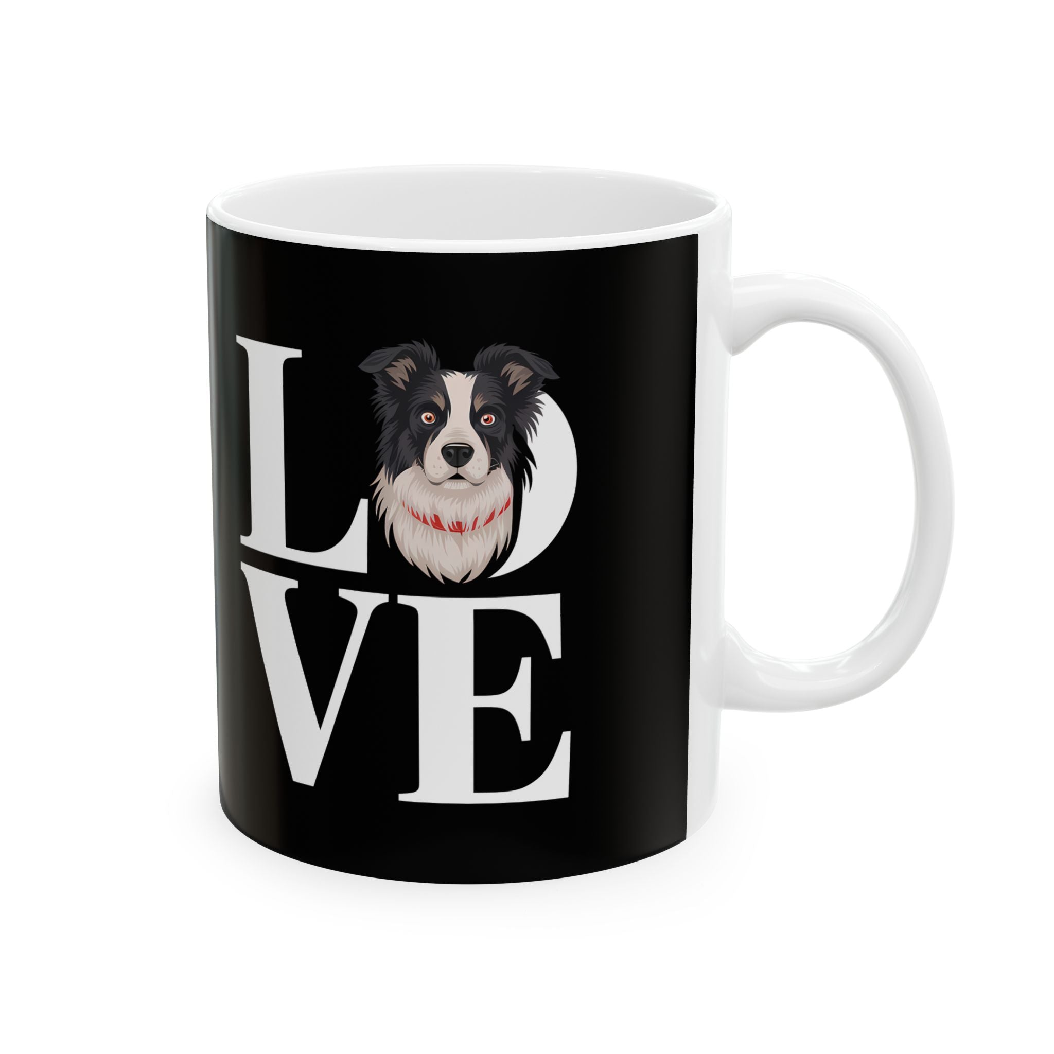 Love Border Collies Mug | Border Collie Gifts | Border Collie Sheep Dog Coffee Mug 11oz Main image