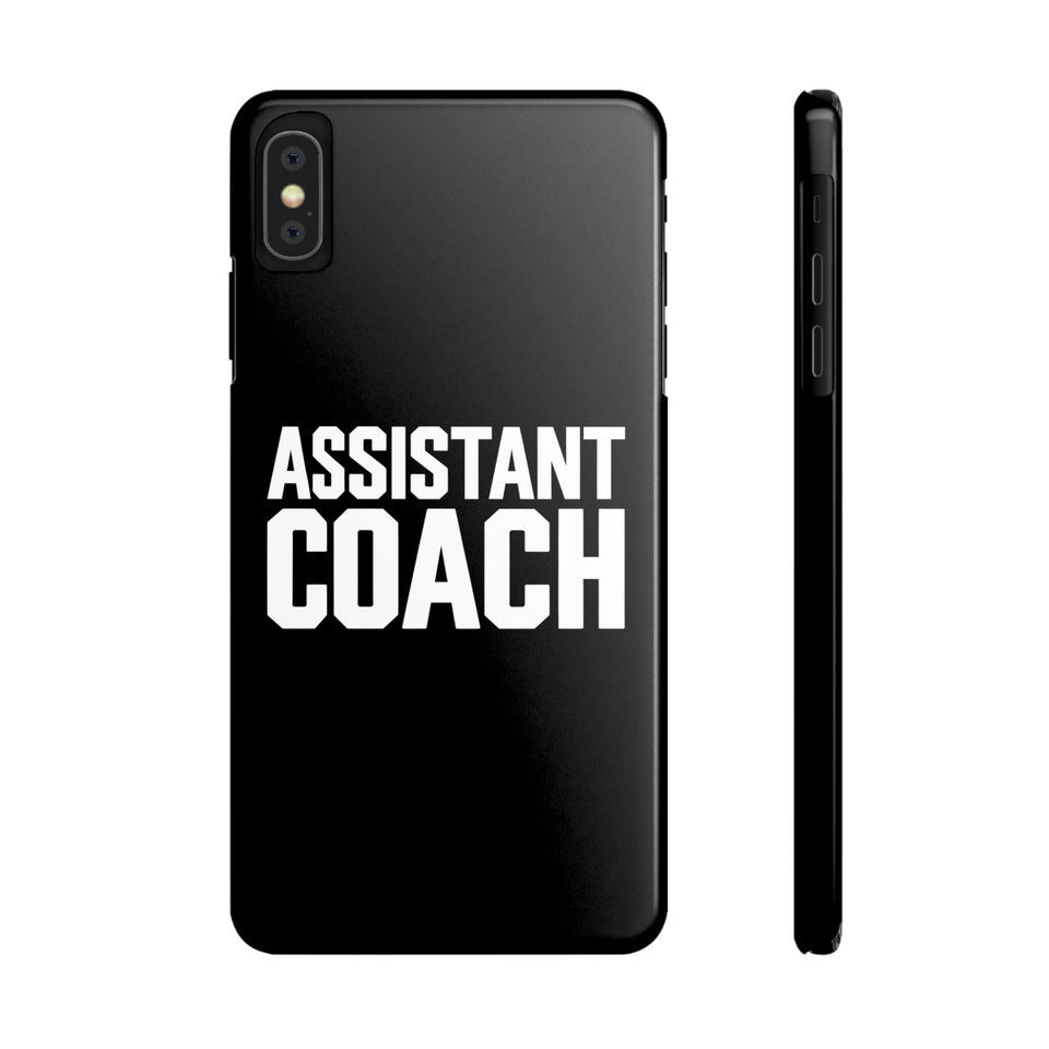Premium Assistant Coach iPhone Case | Assistant Coach Gifts Slim Phone Cases