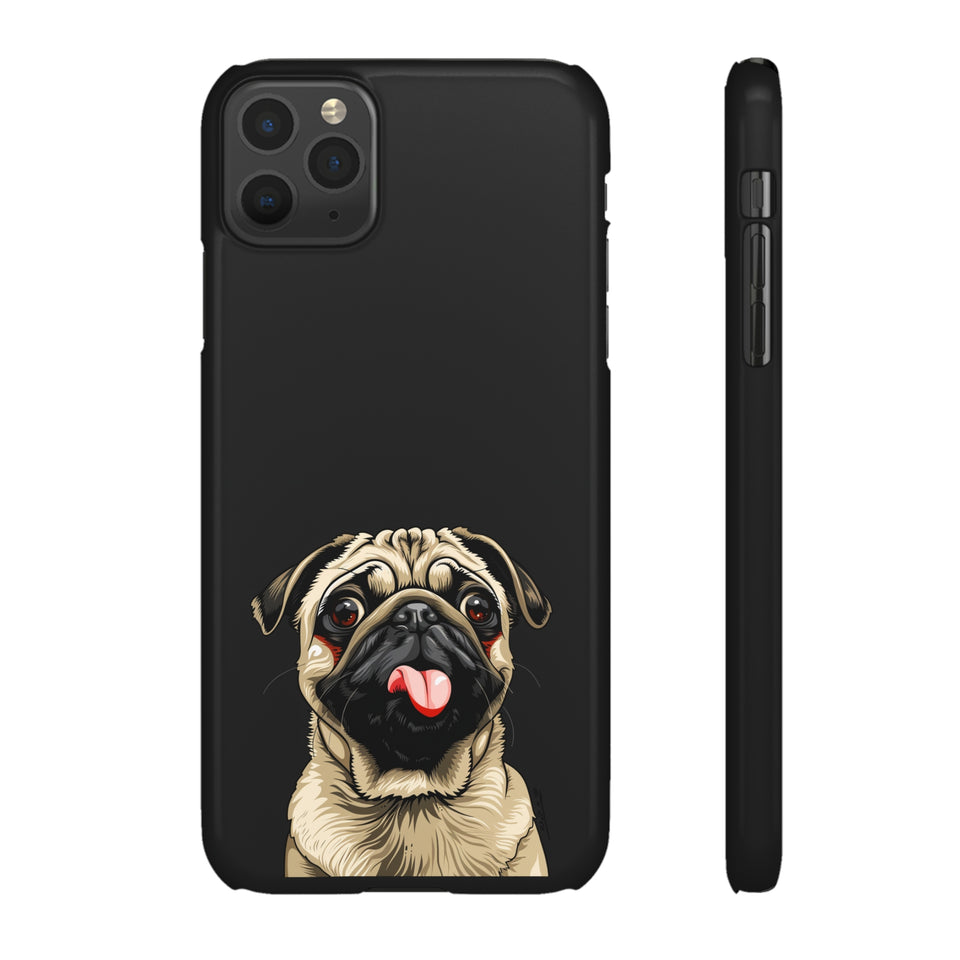 Pug Phone Case | I Love My Pug Phone Case | Pug iPhone & Samsung Galaxy Snap Cases