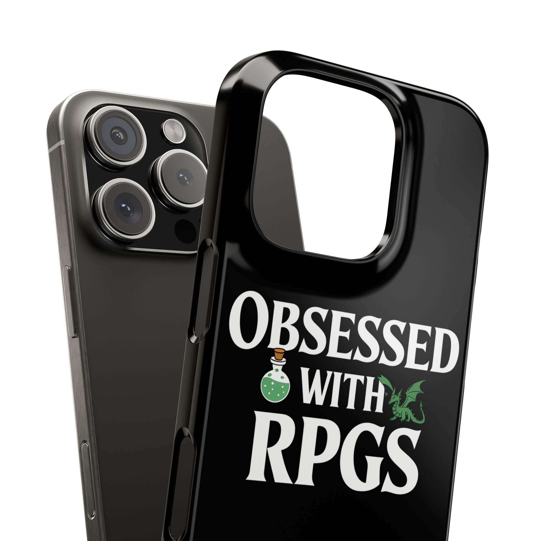 Premium Obsessed With RPGs iPhone Case | Role Playing Game Slim Phone Cases