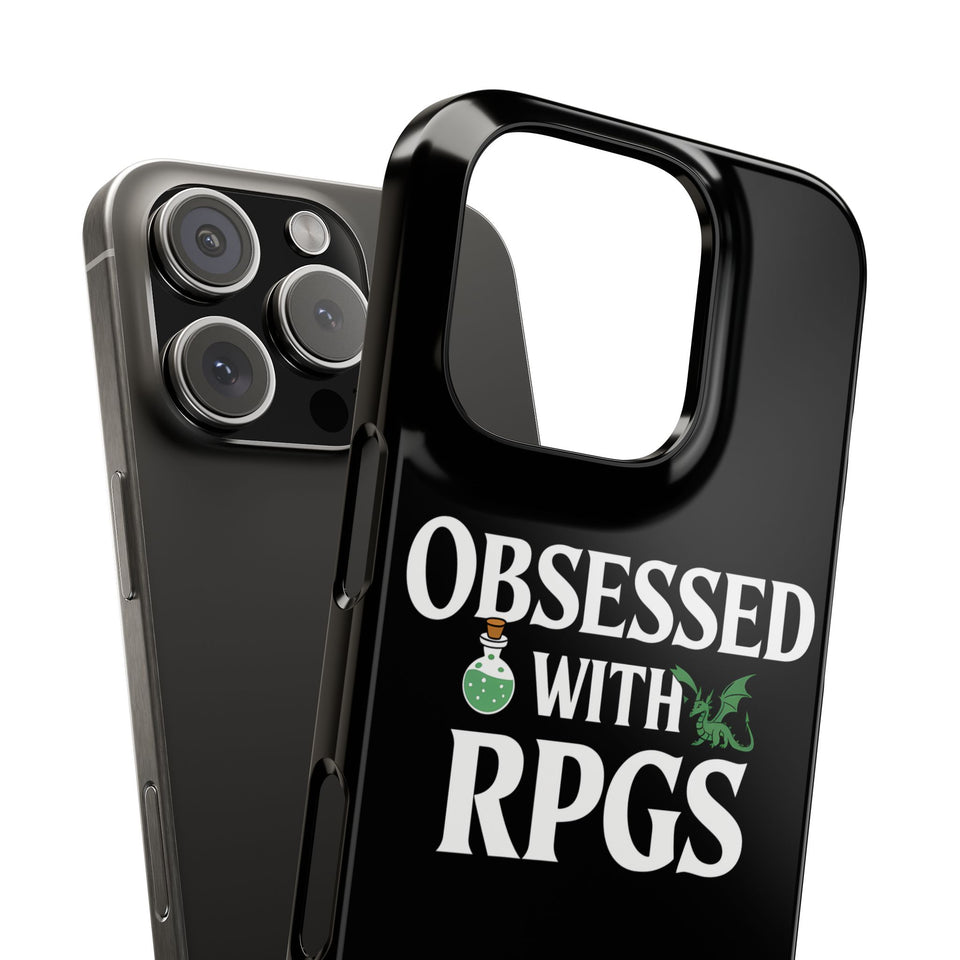 Premium Obsessed With RPGs iPhone Case | Role Playing Game Slim Phone Cases