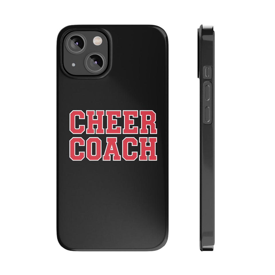Premium Cheer Coach iPhone Case | Cheer Coach Gifts Slim Phone Cases