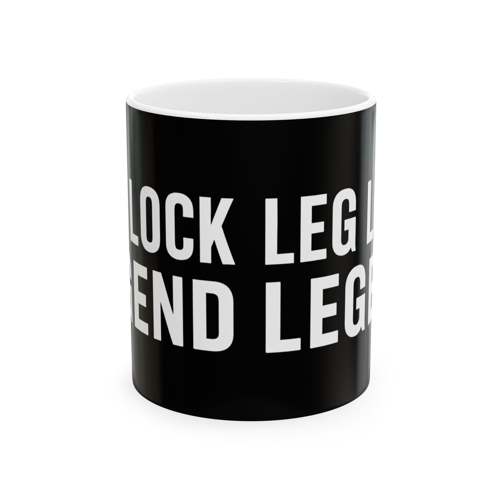 Brazilian Jiu Jitsu Leg Lock Legend BJJ Ceramic Mug | Brazilian Jiu Jitsu Gifts (11oz)