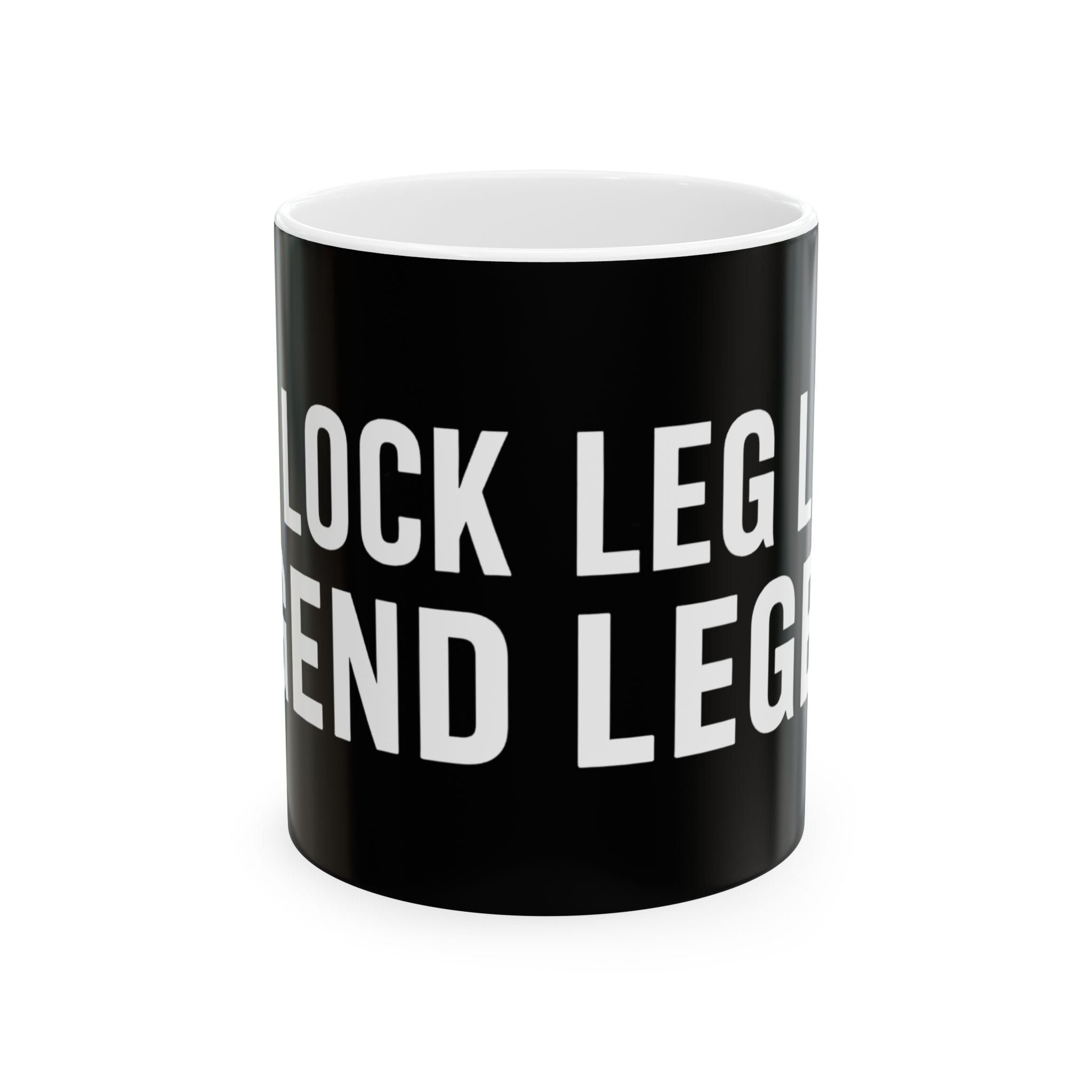 Brazilian Jiu Jitsu Leg Lock Legend BJJ Ceramic Mug | Brazilian Jiu Jitsu Gifts (11oz)