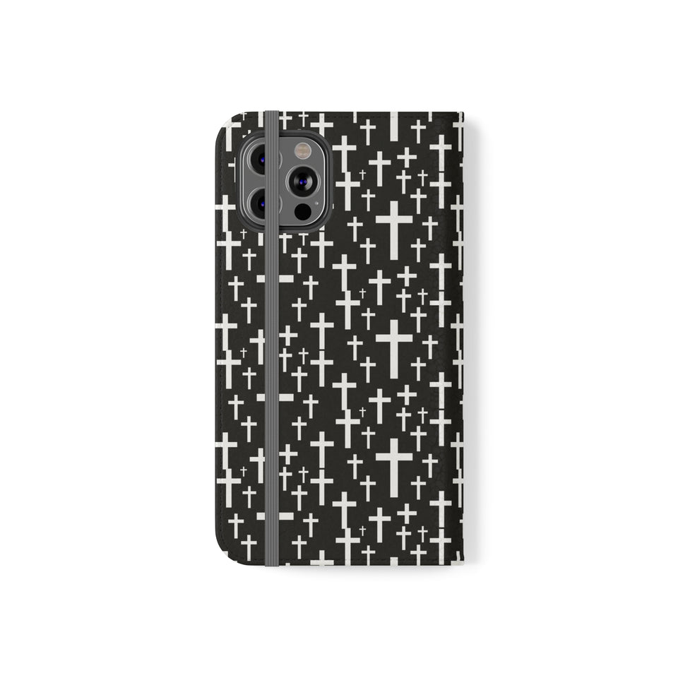 Faith Religion Jesus Cross Phone Case | Faith Religion Wallet Phone Case Gifts | IPhone & Samsung Galaxy Jesus Cross  Flip Cases