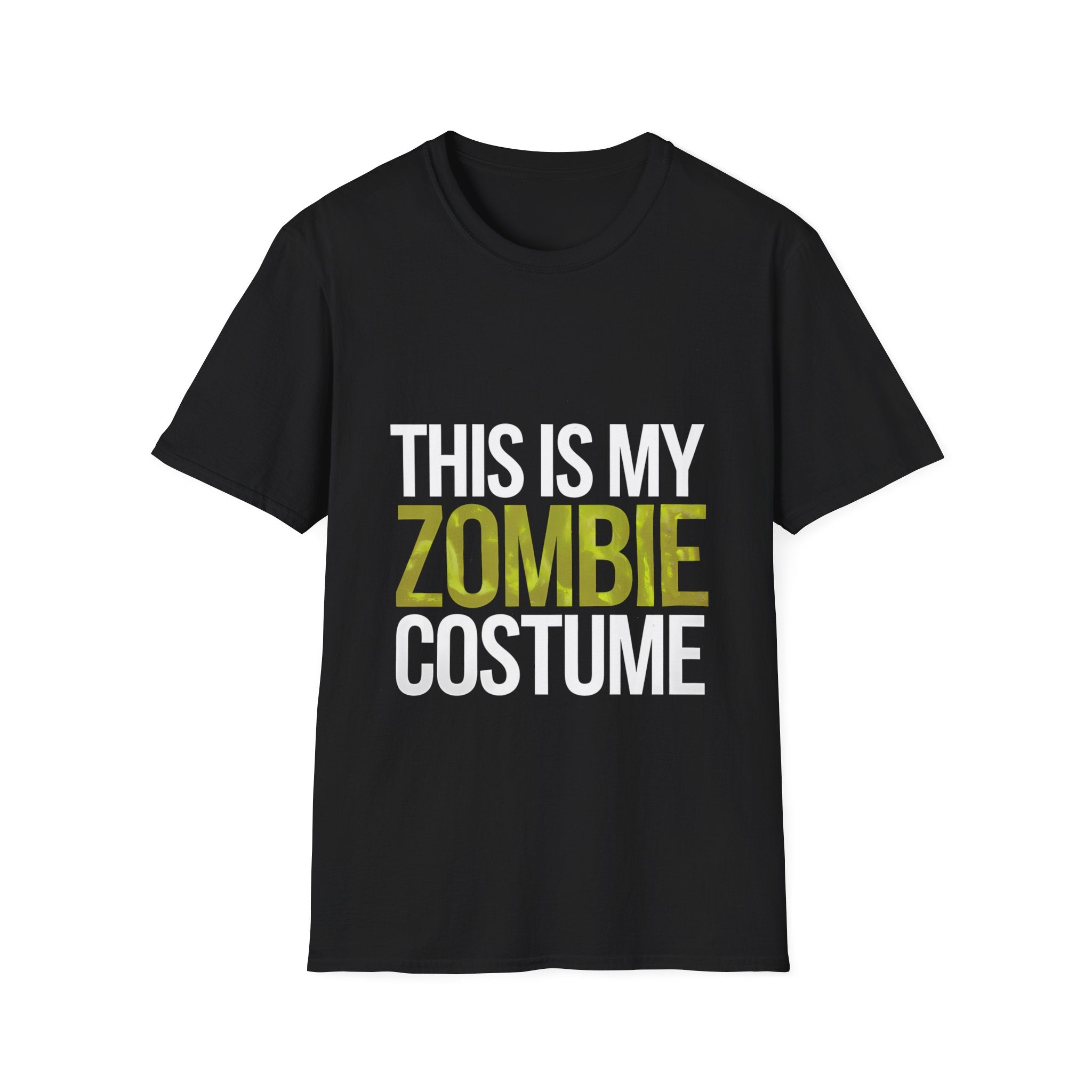 This Is My Zombie Costume T-Shirt | Funny Zombie Halloween Costume Unisex T-Shirt Secondary image