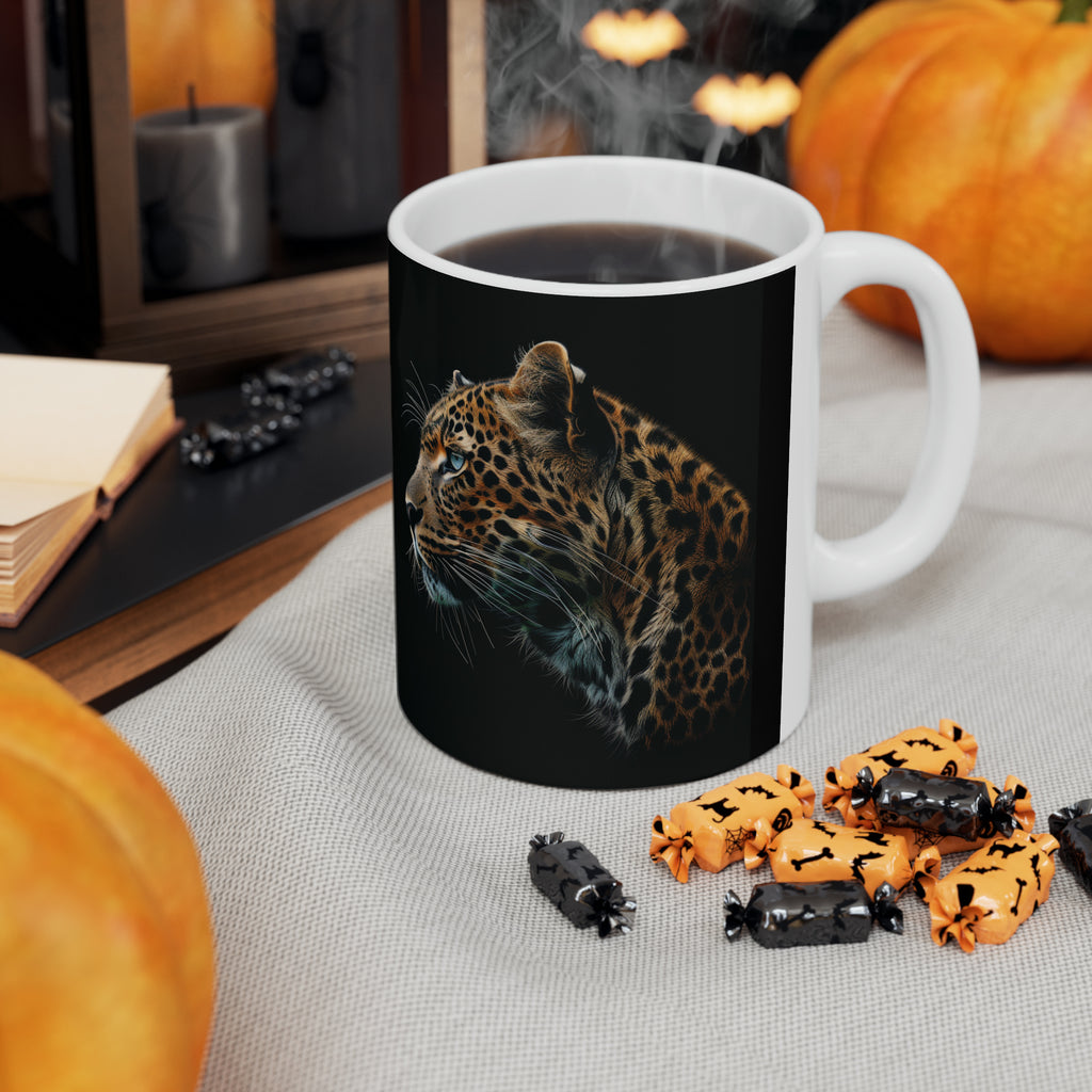 Leopard Mug | Leopard Coffee Mug | Cute Leopard Gift | Leopard Presents | Leopard Mug 1 11oz