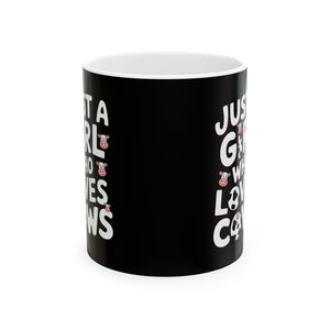 Just A Girl Who Loves Cows Mug | Cute Cow Gifts | Cow Coffee Mug 11oz Just A Girl Who Loves Cows Mug | Cute Cow Gifts | Cow Coffee Mug 11oz