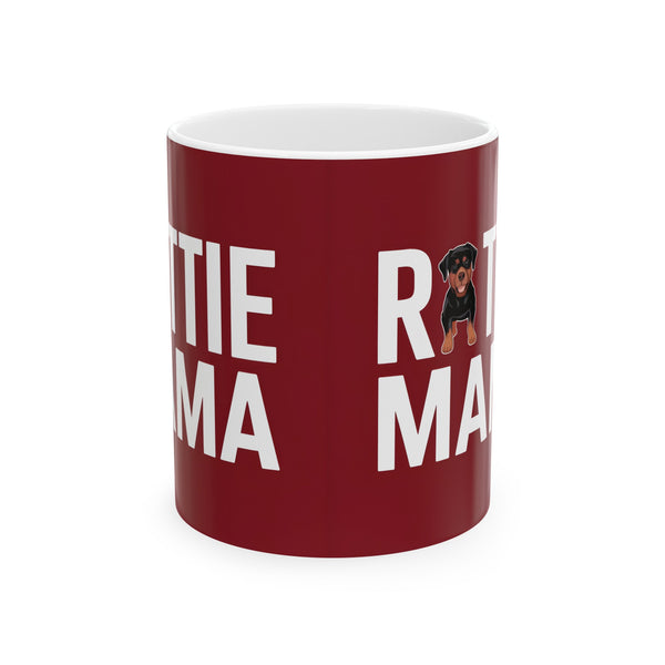 Rottie Mama Rottweiler Mug | Rottweiler Gifts | Gifts For Rottweiler Ceramic Mug 11oz