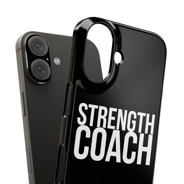Premium Strength Coach iPhone Case | Strength Coach Gifts Slim Phone Cases