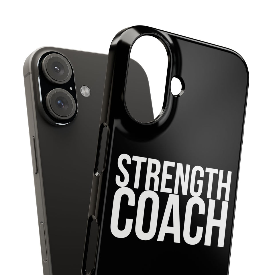 Premium Strength Coach iPhone Case | Strength Coach Gifts Slim Phone Cases