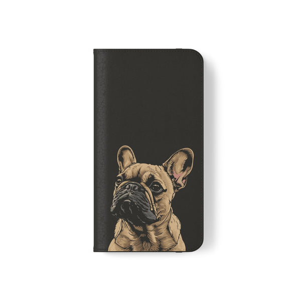 French Bulldog Phone Case | I Love My Frenchie Wallet Phone Case Gifts | IPhone & Samsung Galaxy French Bulldog Flip Cases