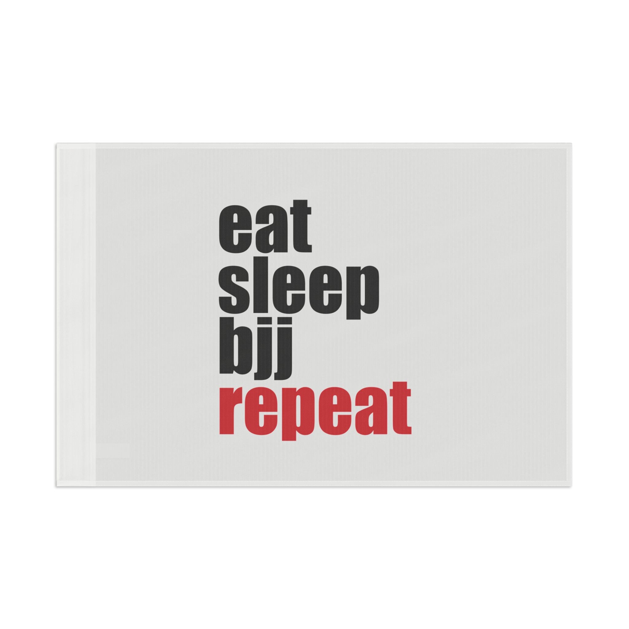 Brazilian Jiu Jitsu Eat Sleep BJJ Repeat Flag Banner | BJJ Flag Secondary image