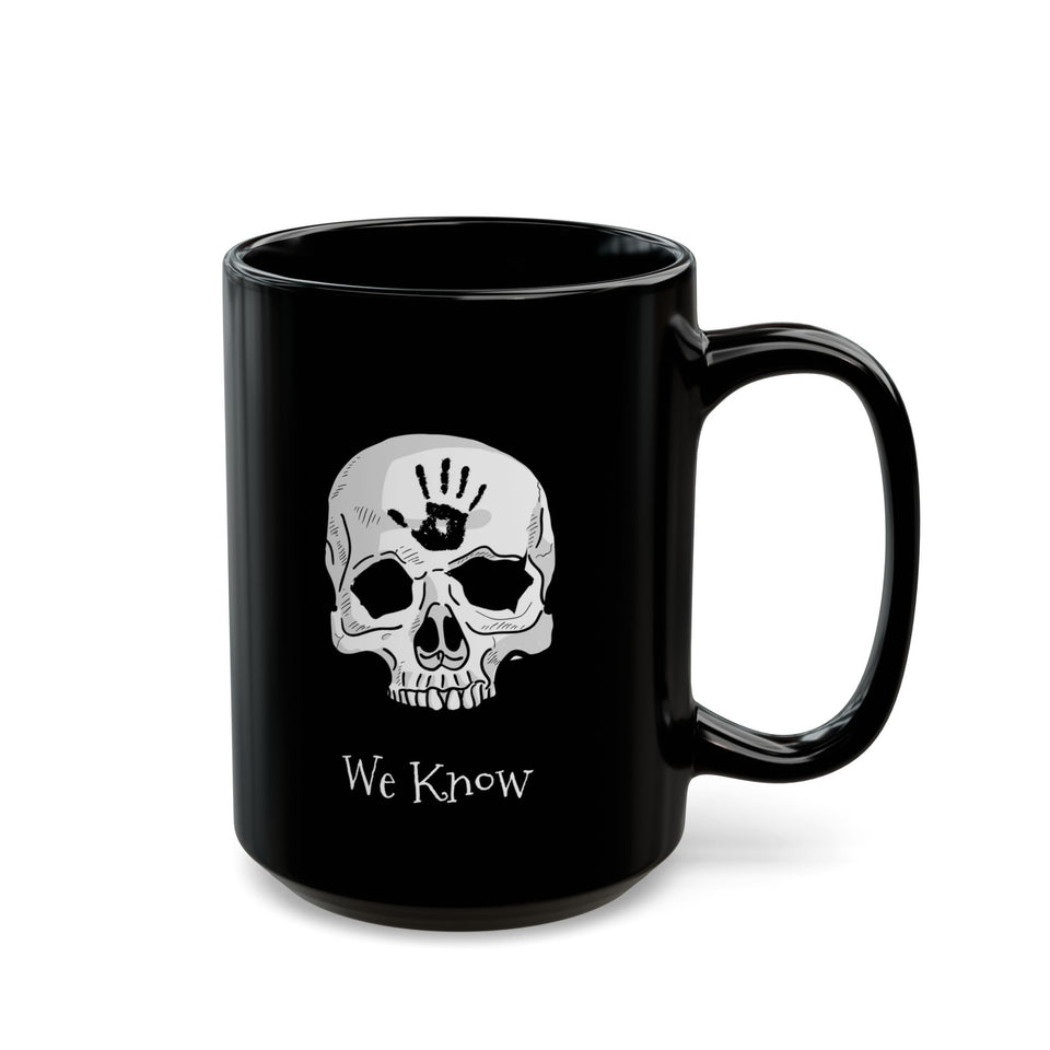 Dark Brotherhood We Know 11 oz Mug | Video Game Coffee Mug | Gaming RPG Video Game Black Mug (11oz & 15oz)