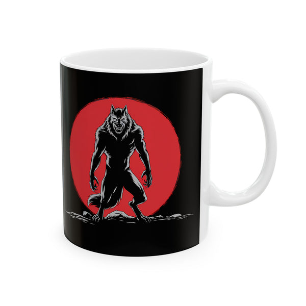 Werewolf Red Moon Mug