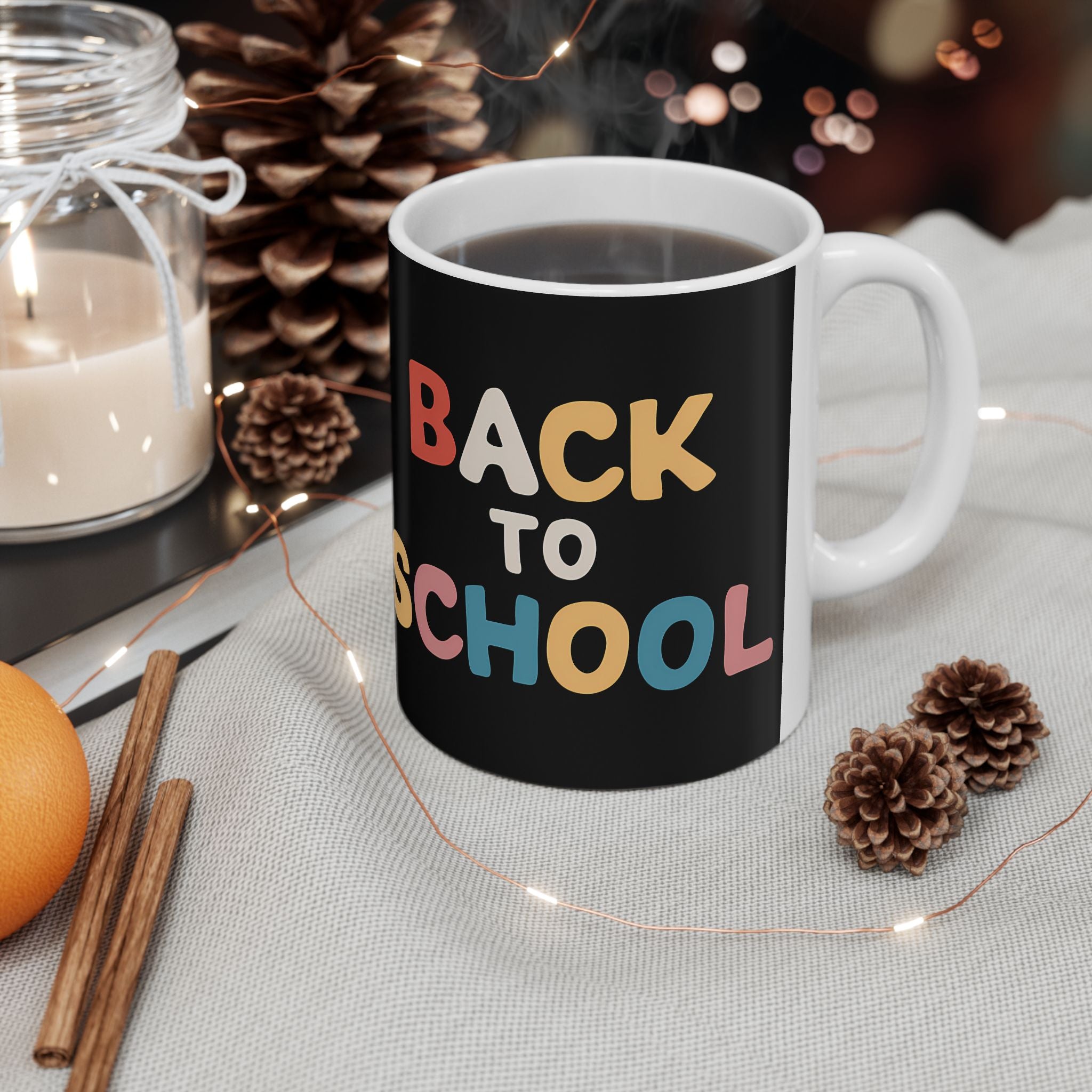 Back To School Ceramic Mug | School Teacher Principal Gifts (11oz)