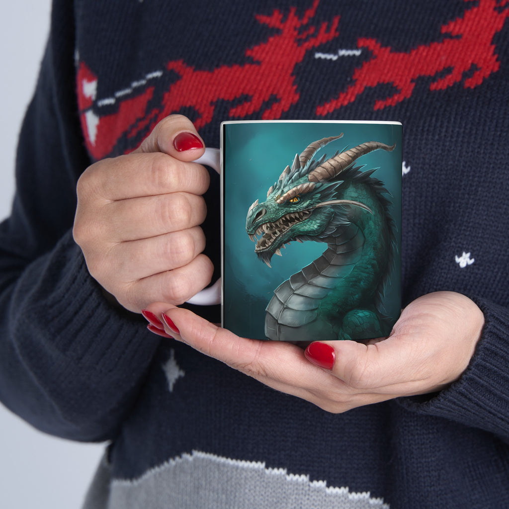 Fantasy Dragon RPG Mug | Role Playing Game Gift | Dragon Coffee Mug | RPG Fantasy Gift Ideas Mug 11oz 2