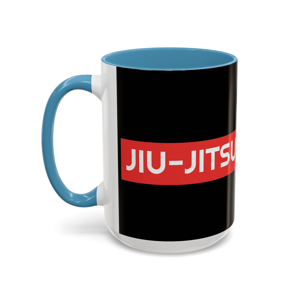 Brazilian Jiu Jitsu Surpassing | BJJ Accent Coffee Mug