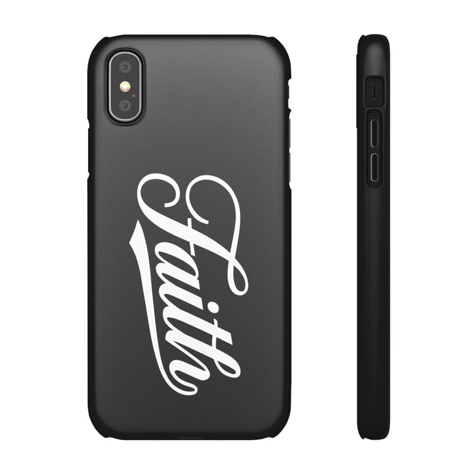 Faith In Jesus iPhone Christian Religion Phone Case | Jesus Faith Cross Phone Case | Faith Christian Cross iPhone & Samsung Galaxy Snap Cases
