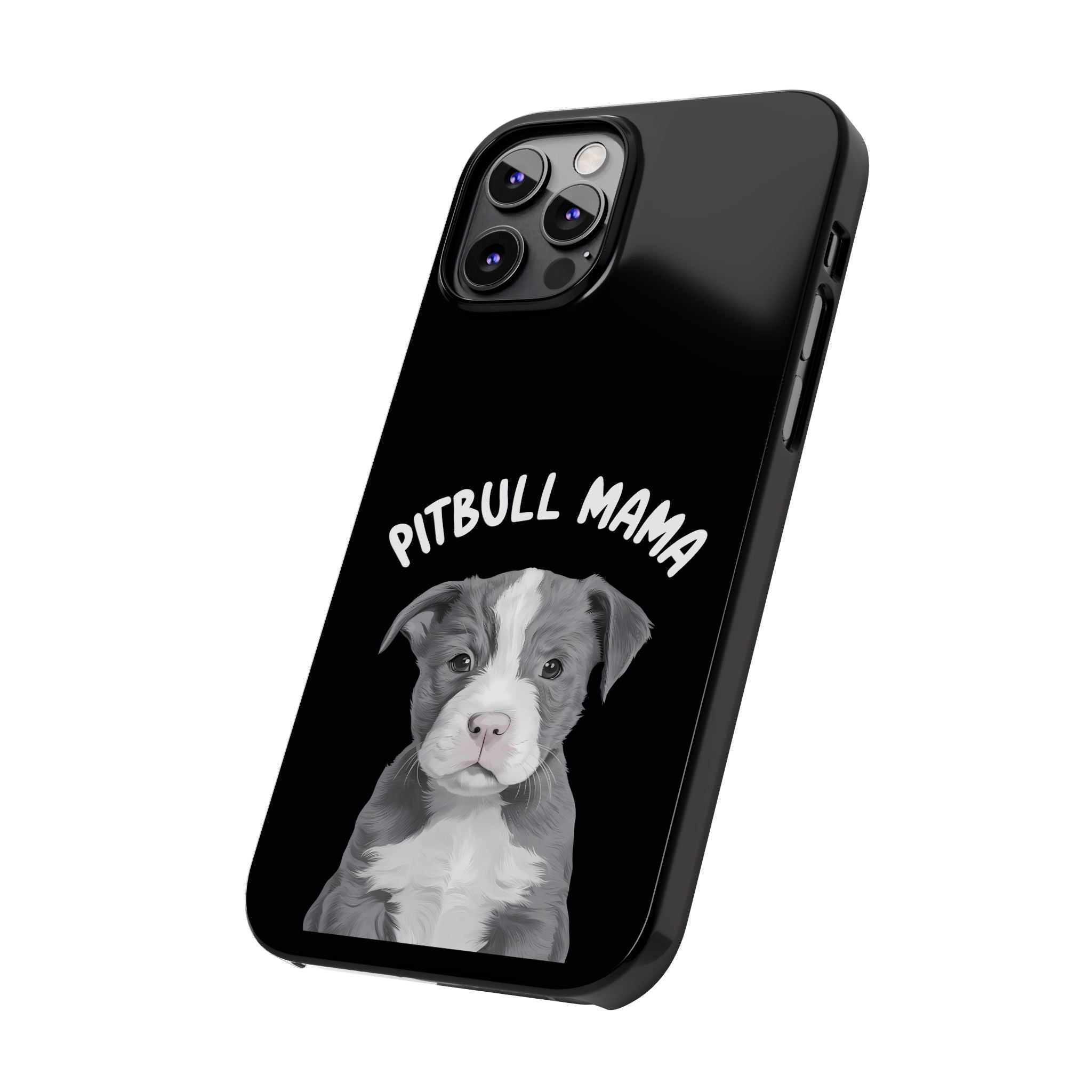 Premium Pitbull Mama iPhone Case | Pitbull Gifts Slim Phone Cases