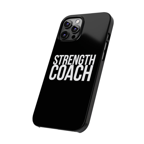 Premium Strength Coach iPhone Case | Strength Coach Gifts Slim Phone Cases