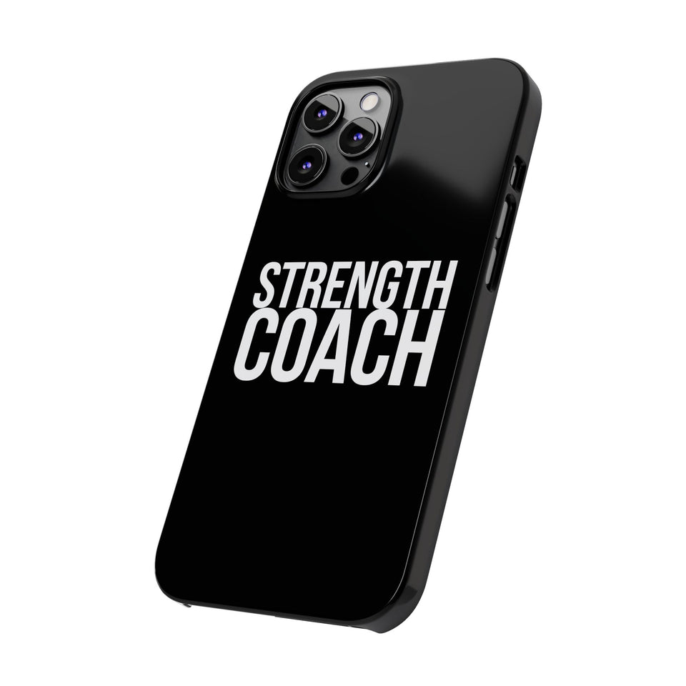 Premium Strength Coach iPhone Case | Strength Coach Gifts Slim Phone Cases