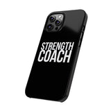 Premium Strength Coach iPhone Case | Strength Coach Gifts Slim Phone Cases Premium Strength Coach iPhone Case | Strength Coach Gifts Slim Phone Cases