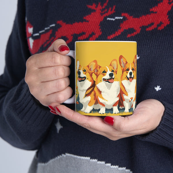 Corgi Mug Group | Corgi Gift | Corgi Coffee Mug | Corgi Presents Mug 11oz