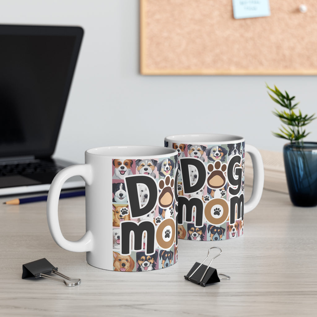 Dog Mom Mug | Dog Mom Gift | Dog Mom Coffee Mug | Dog Mom Presents Mug 11oz 2