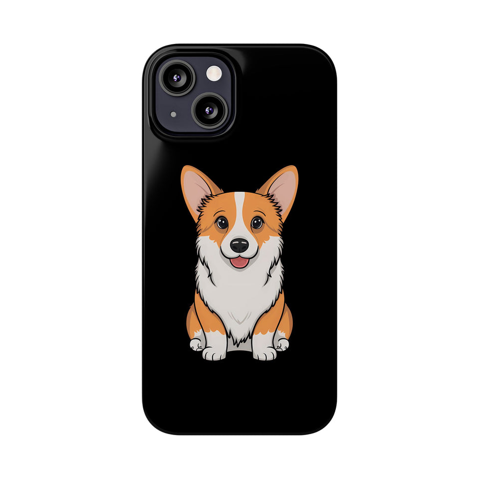 Cute Corgi Slim iPhone Case | Corgi Gift iPhone Case