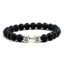 Gym Dumbbells Bracelet With Volcanic Lava Stone | Workout Fitness Gym Bracelet
