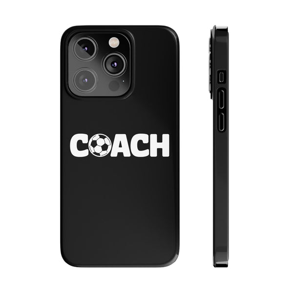 Premium Soccer Coach iPhone Case | Soccer Coach Gifts Slim Phone Cases