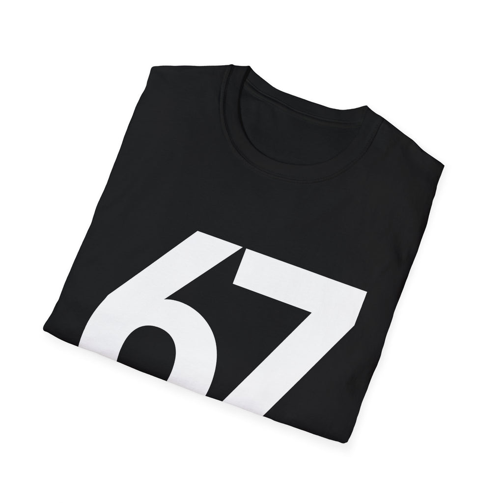 67 Six Seven Funny T-Shirt — Retro Humorous Graphic Tee