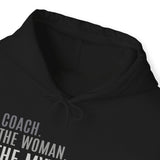 Coach Woman The Myth Coach Hoodie | Coach Gift | Coach Gift Ideas | Football Coach Gifts | Baseball Coach Gifts | Basketball Coach Gifts Unisex Heavy Blend™ Hooded Sweatshirt coach mug, coach coffee cup, coach gift, baseball coach gifts, football coach gifts, coach gift ideas, basketball coach gifts, hockey coach gifts, softball coach gifts, soccer coach gifts, cheer coach gifts, football coach gift ideas, baseball coach gift ideas, volleyball coach gifts, wrestling coach gifts, basketball coach gift ideas, 