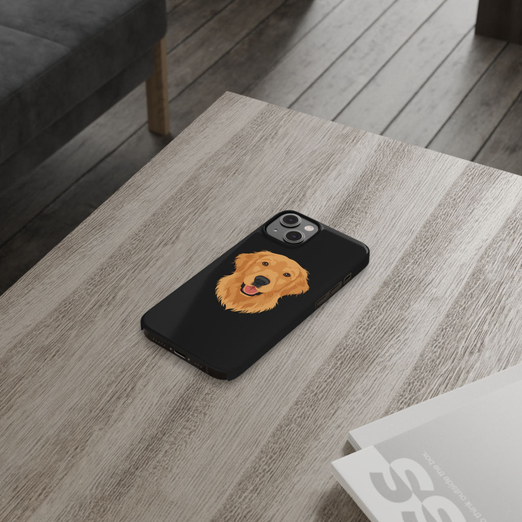 Premium Golden Retriever iPhone Case | Golden Retriever Gifts Slim Phone Cases