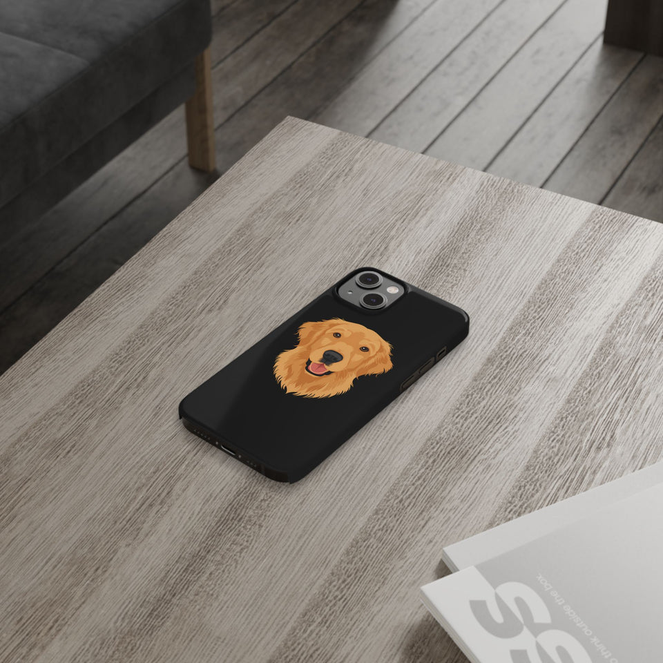 Premium Golden Retriever iPhone Case | Golden Retriever Gifts Slim Phone Cases