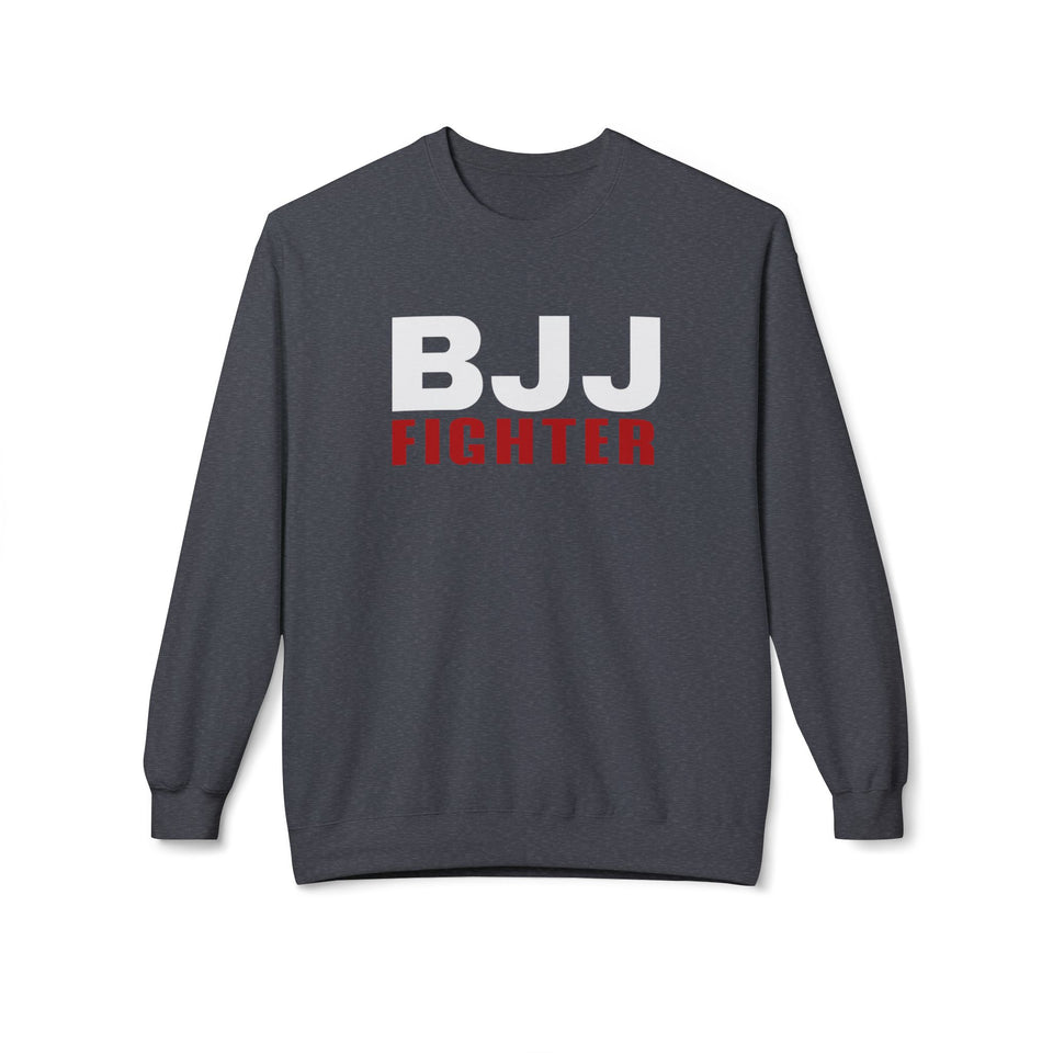 Brazilian Jiu Jitsu BJJ Fighter BJJ Unisex Midweight Softstyle Fleece Crewneck Sweatshirt