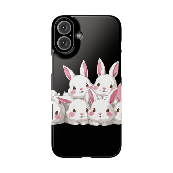 Premium Cute Rabbit iPhone Case | Rabbit Gifts Slim Phone Cases