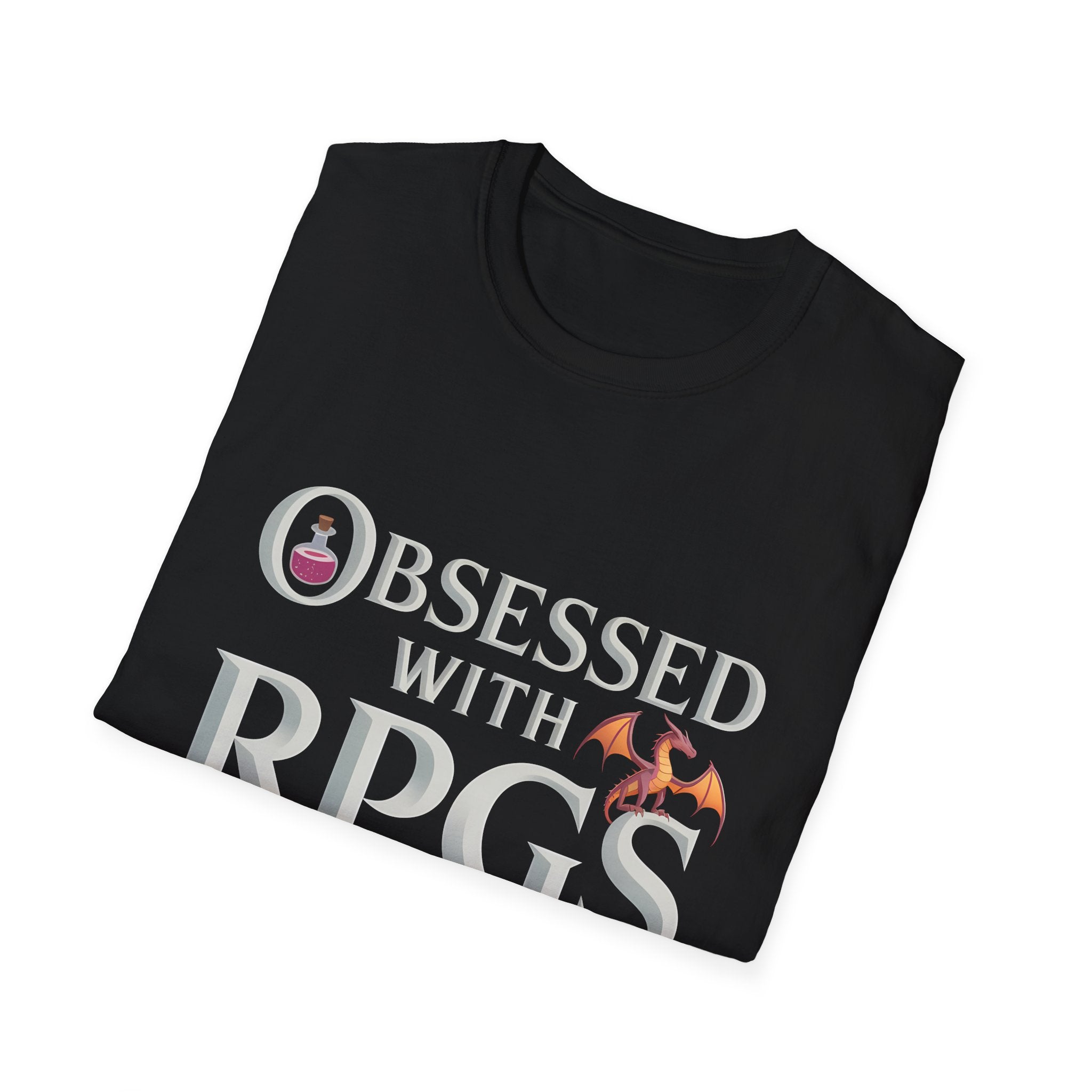 Obsessed With RPGs | Role Playing Game Gift | RPG Merchandise | RPG Gifts Presents Unisex T-Shirt