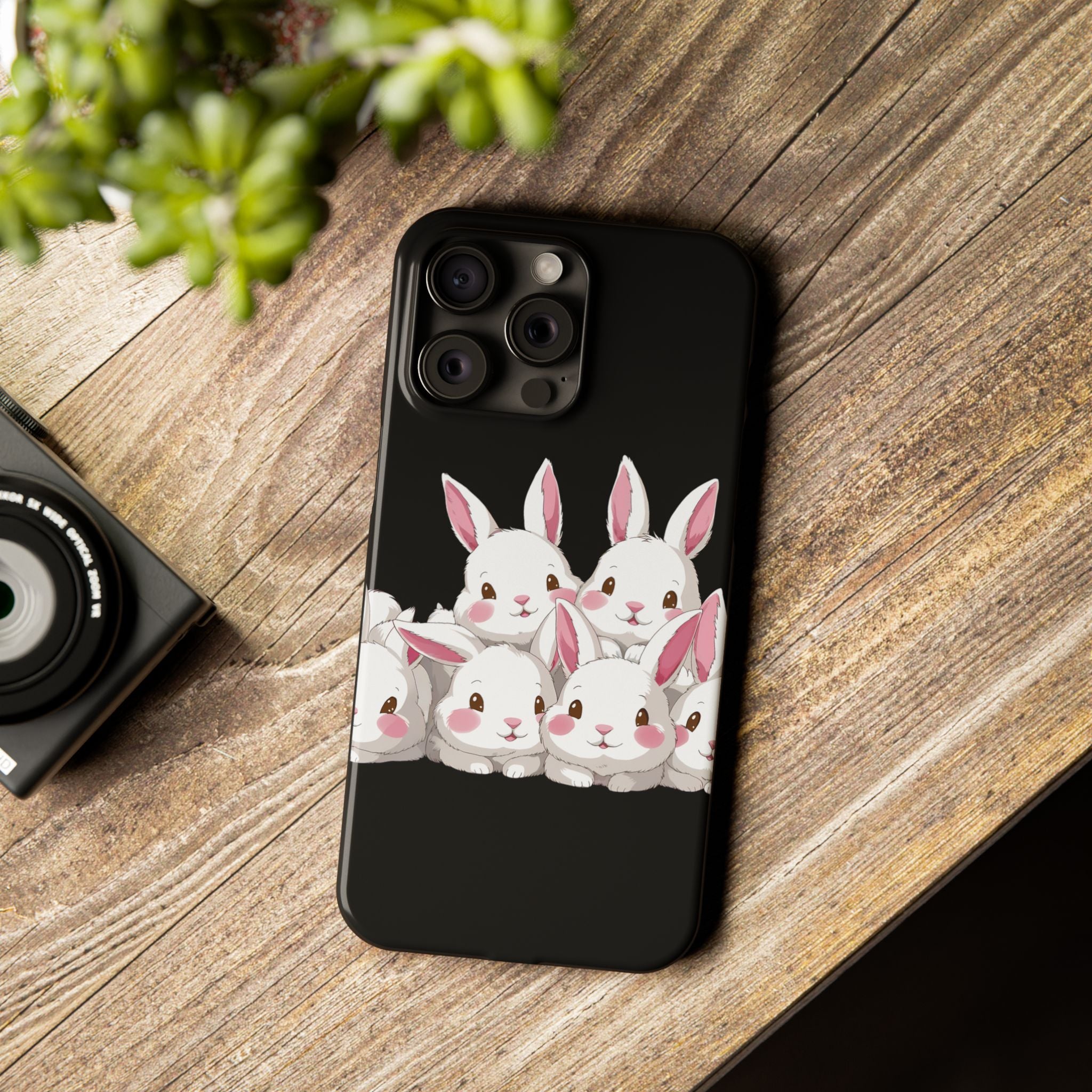 Premium Cute Rabbit iPhone Case | Rabbit Gifts Slim Phone Cases