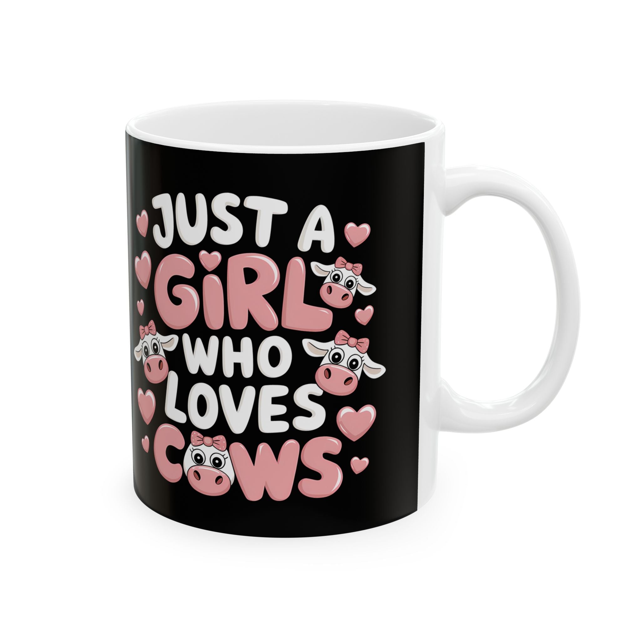 Just A Girl Who Loves Cows Mug | Cow Gifts | Cow Coffee Mug 11oz Main image