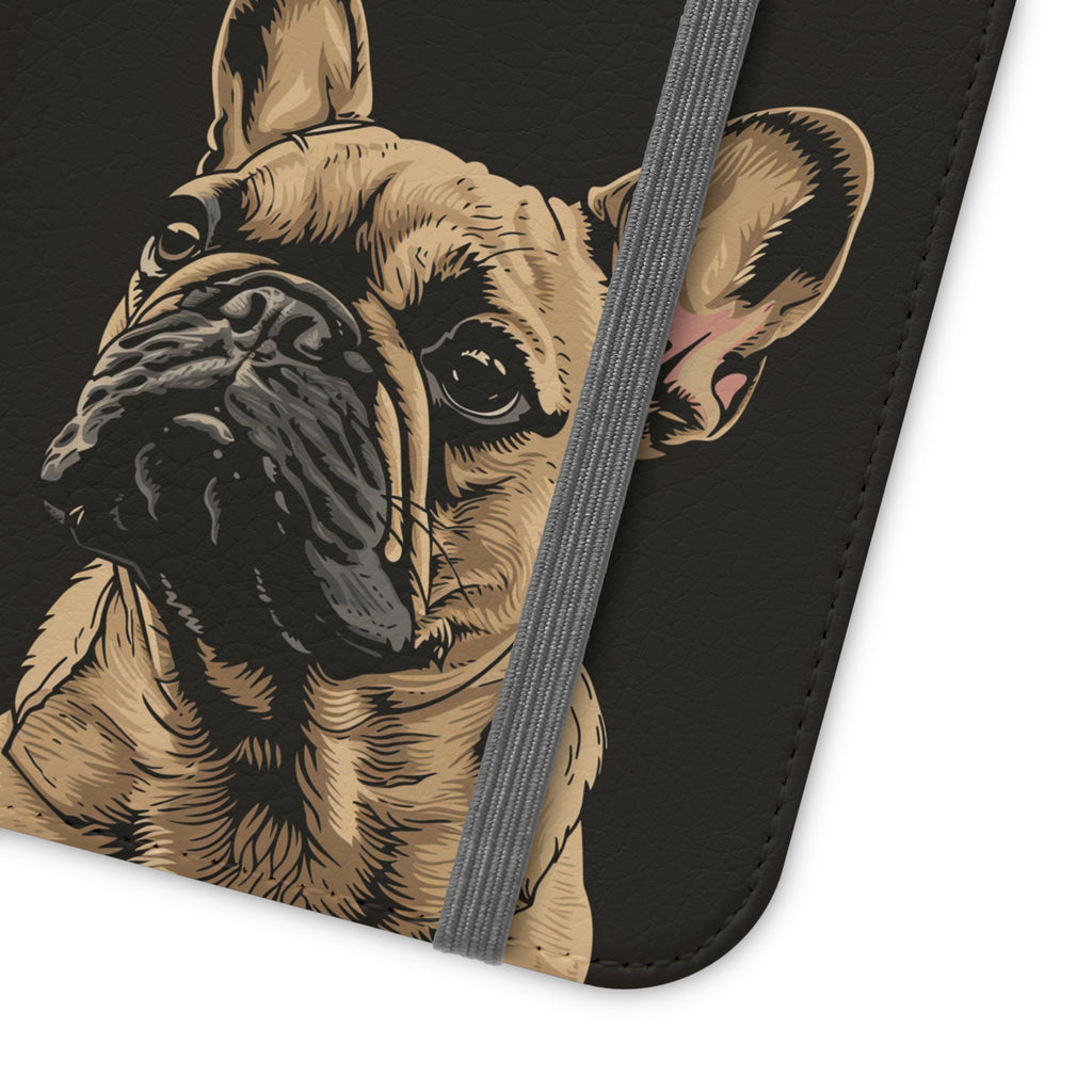 French Bulldog Phone Case | I Love My Frenchie Wallet Phone Case Gifts | IPhone & Samsung Galaxy French Bulldog Flip Cases