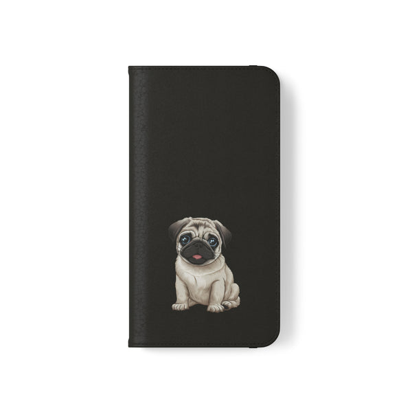 Pug iPhone & Samsung Wallet Phone Case | Pug Flip Cases