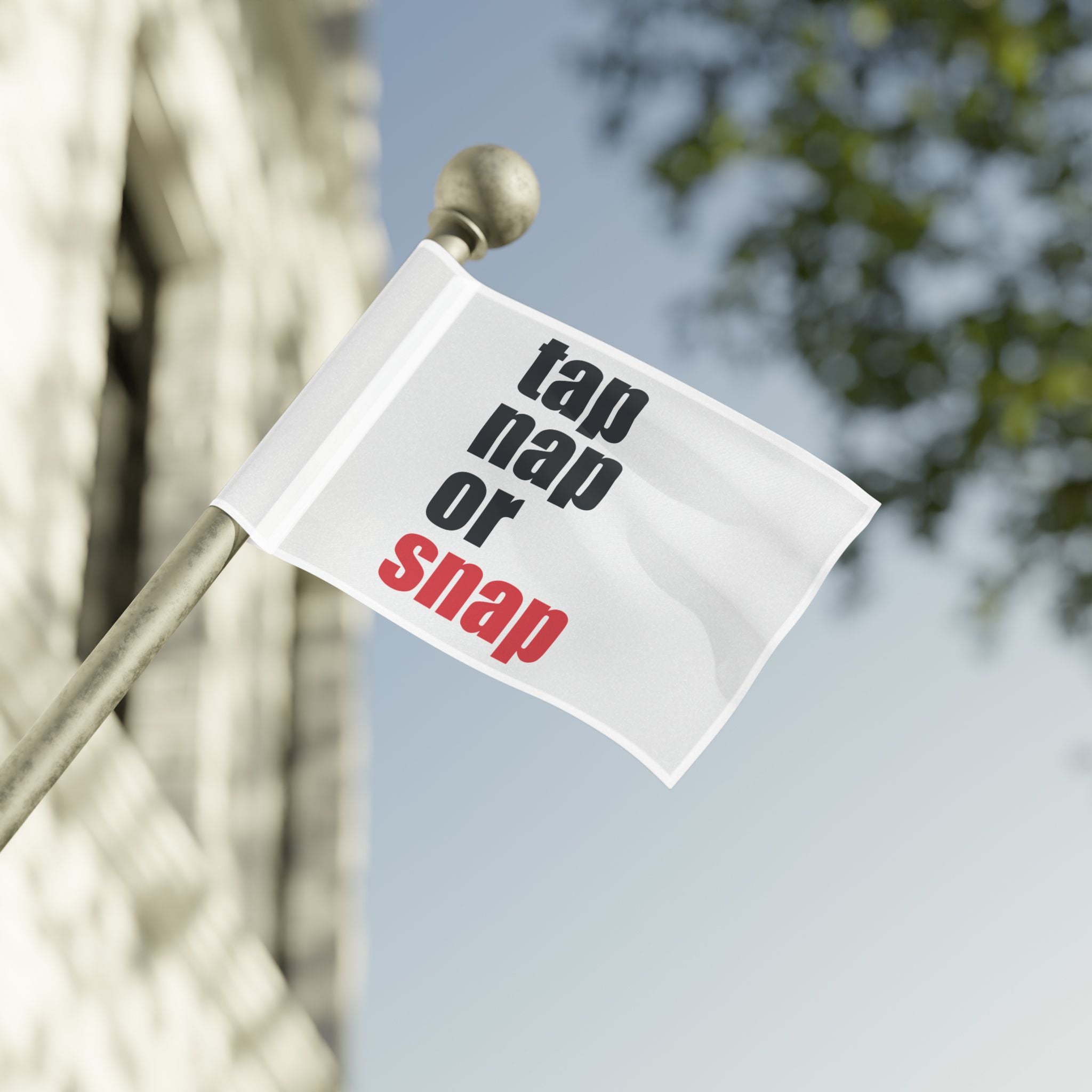 Brazilian Jiu Jitsu Tap Nap Or Snap Flag Banner | BJJ Flag