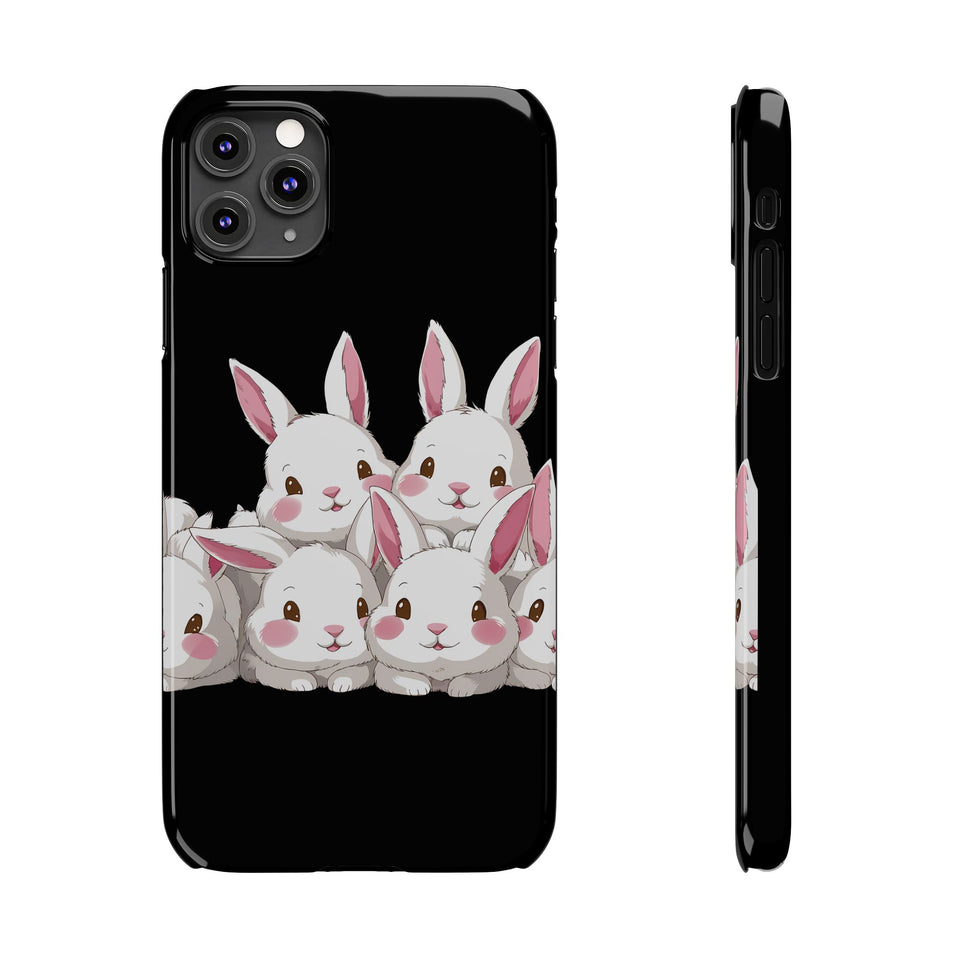 Premium Cute Rabbit iPhone Case | Rabbit Gifts Slim Phone Cases