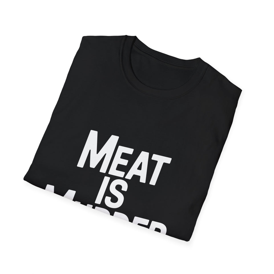 Vegan Softstyle T-Shirt - Meat Is Murder Shirt