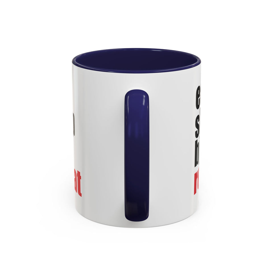 Brazilian Jiu Jitsu Eat Sleep BJJ Repeat | BJJ Accent Coffee Mug